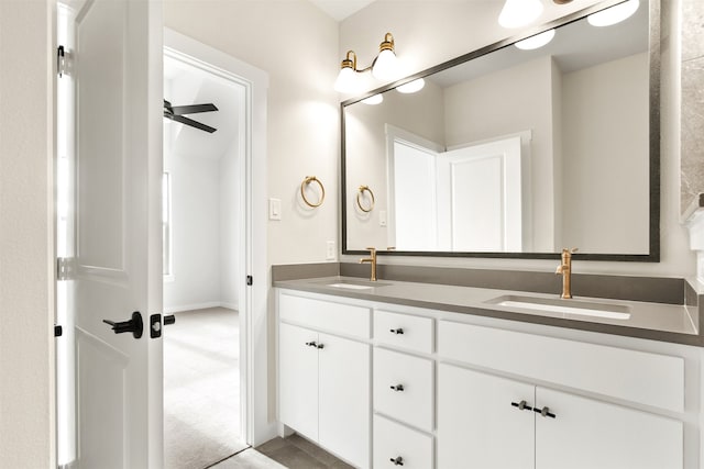 604 Tall Grass Trl, Wylie, TX 75098 - full bathroom with double vanity and baseboards