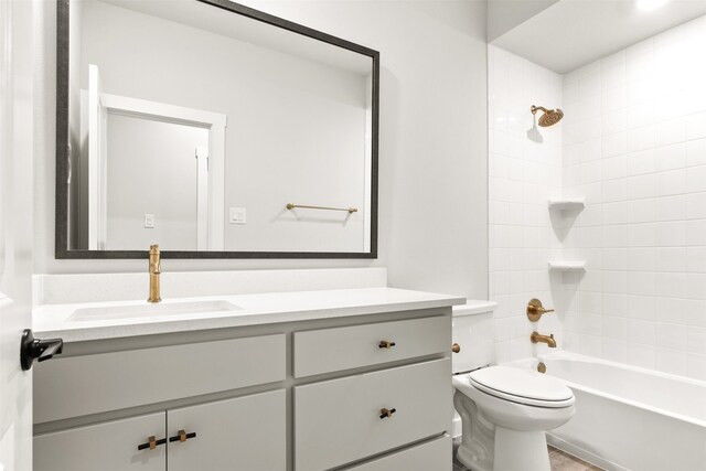 604 Tall Grass Trl, Wylie, TX 75098 - full bathroom with vanity, toilet, and  shower combination
