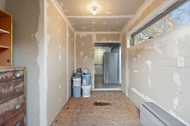 interior space featuring a baseboard radiator