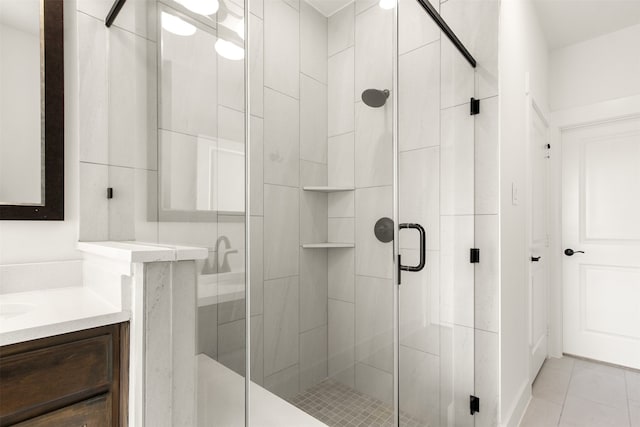 606 Tall Grass Trl, Wylie, TX 75098 - bathroom with a shower stall and vanity