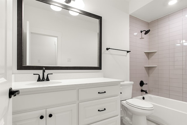 606 Tall Grass Trl, Wylie, TX 75098 - full bath with vanity, toilet, and shower / washtub combination