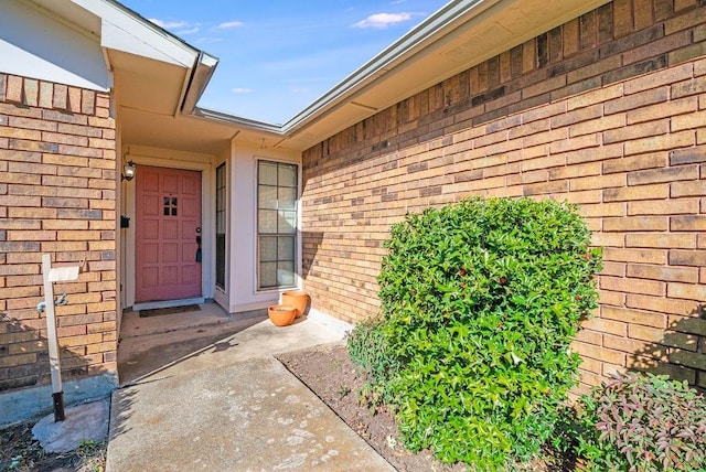 view of entrance to property