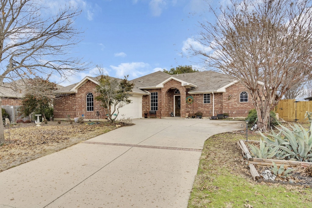 ranch-style house with a garage