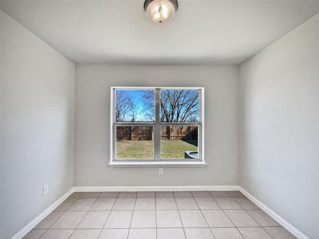 view of tiled empty room