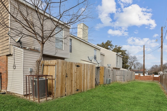 exterior space with central AC unit