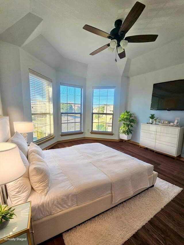 unfurnished bedroom with ceiling fan, hardwood / wood-style floors, and a closet