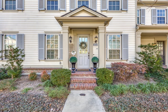 view of entrance to property