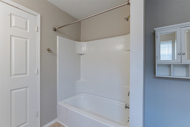 bathroom featuring tub / shower combination