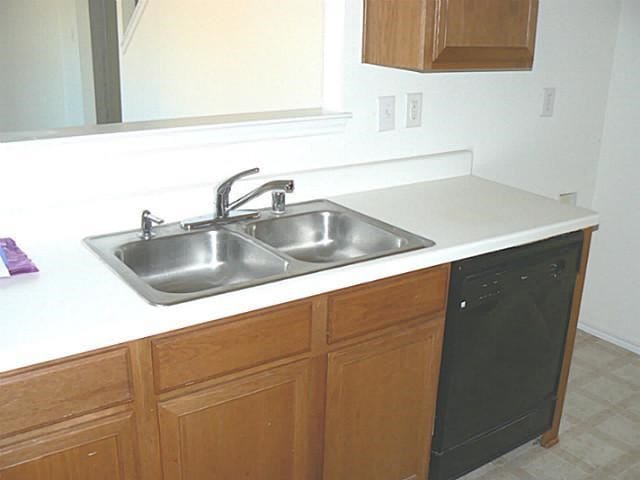 kitchen featuring sink and dishwasher