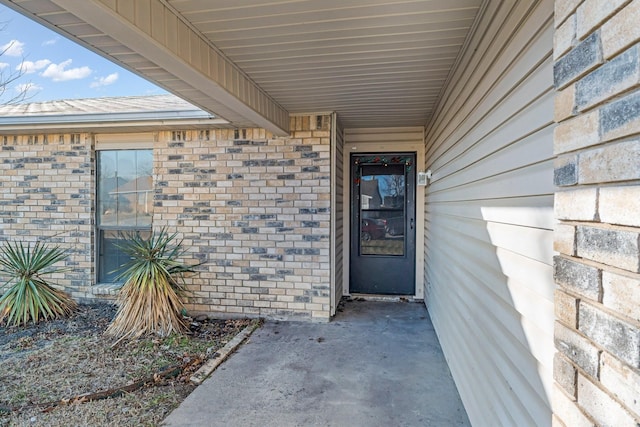 view of entrance to property