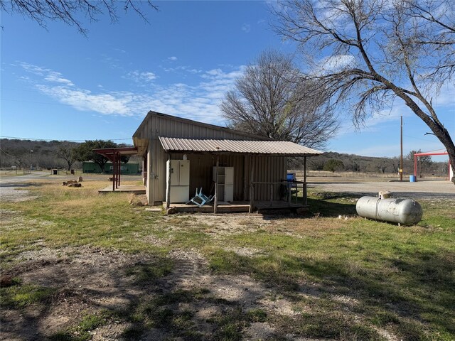 view of back of property