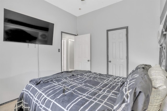 bedroom featuring carpet floors