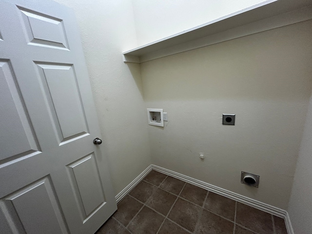 washroom featuring hookup for a washing machine, hookup for an electric dryer, and hookup for a gas dryer