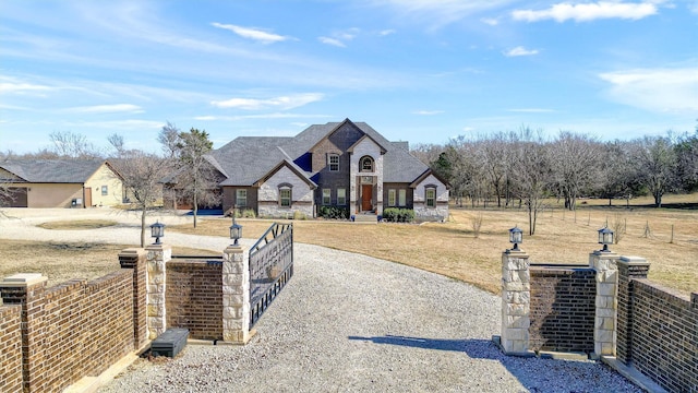 exterior space with a front yard