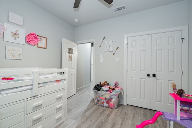 3010 Morris Rd, Mabank, TX 75147 - game room with light wood finished floors, a ceiling fan, and baseboards