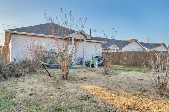 view of rear view of property