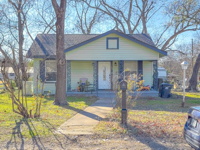 bungalow-style house featuring a porch