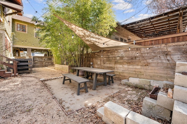 view of patio