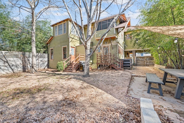 view of rear view of house