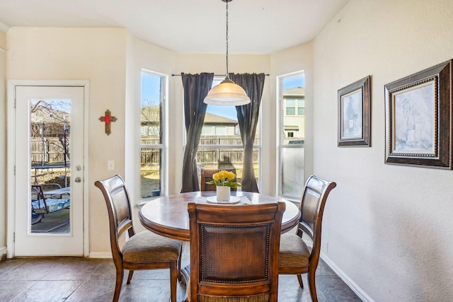 dining room featuring a healthy amount of sunlight