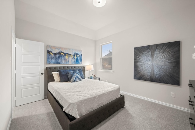 bedroom featuring carpet flooring