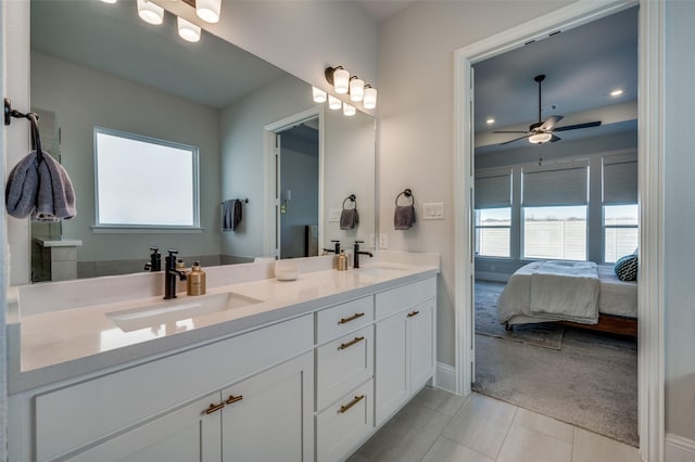 1154 20th St, Northlake, TX 76226 - ensuite bathroom with a sink, ensuite bath, and a healthy amount of sunlight