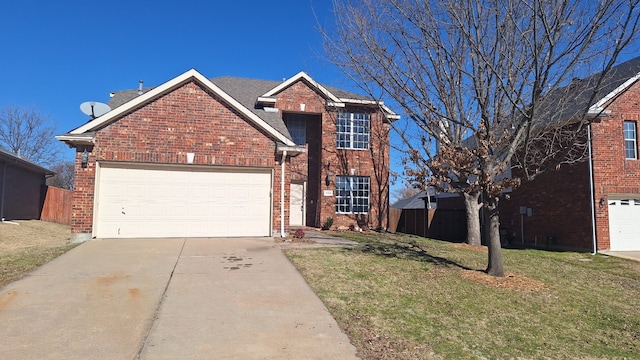 front of property with a front yard