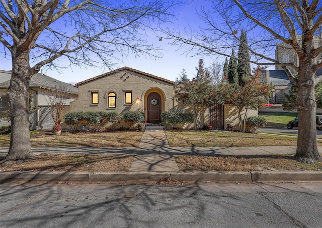 view of mediterranean / spanish house