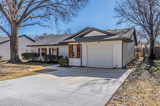 ranch-style house with a garage