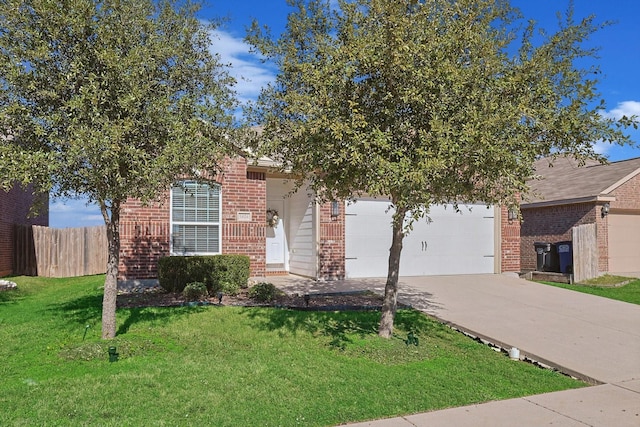 view of front of property with a front yard