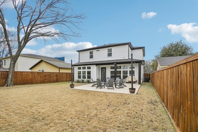 3426 Borger St, Dallas, TX 75212 - rear view of house with a patio area and central AC unit
