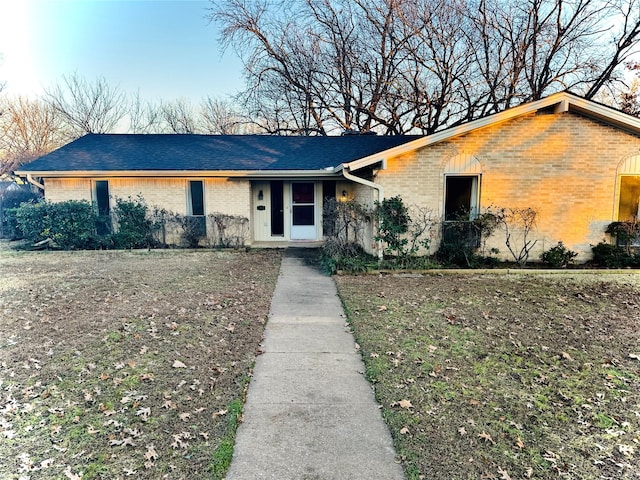 view of ranch-style house