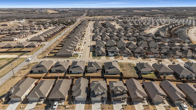 drone / aerial view featuring a residential view