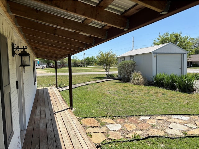 207 Granbury Ct, Granbury, TX 76049 - view of green lawn featuring an outbuilding