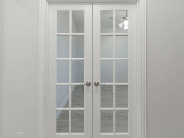 details with french doors