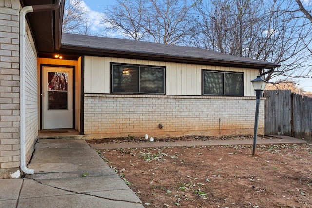 view of entrance to property