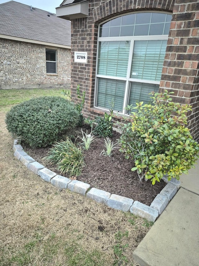 details with brick siding