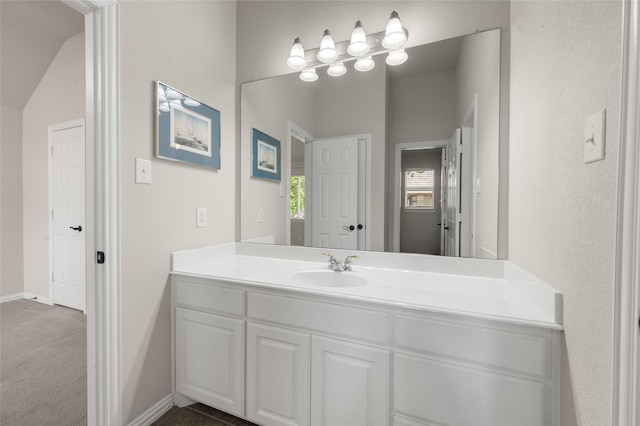 1417 Flying Jib Dr, Azle, TX 76020 - bathroom featuring vanity and baseboards