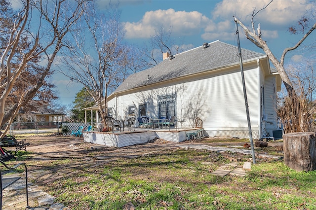 view of rear view of house