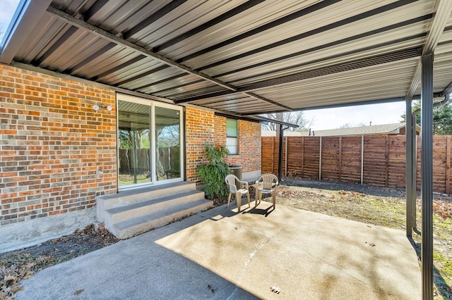 view of patio / terrace