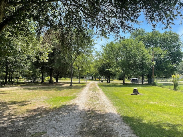 view of road