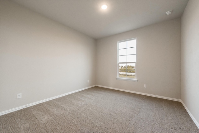 spare room featuring carpet floors