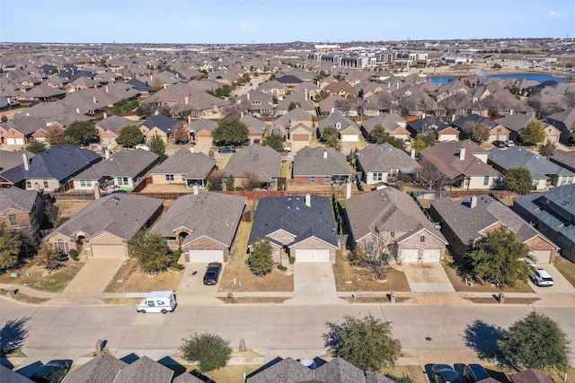 birds eye view of property featuring a residential view