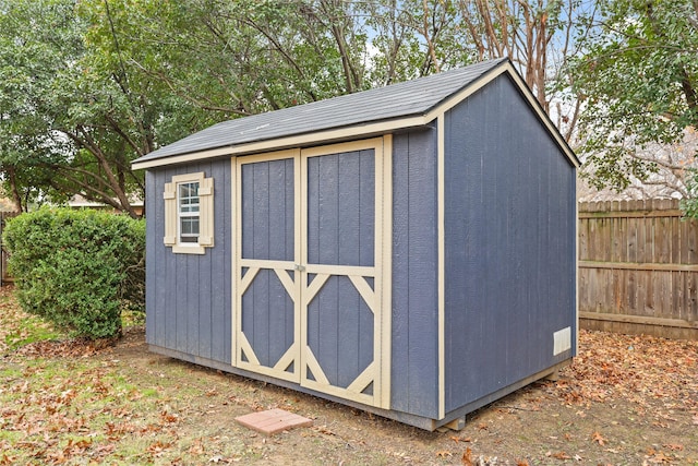 view of outbuilding