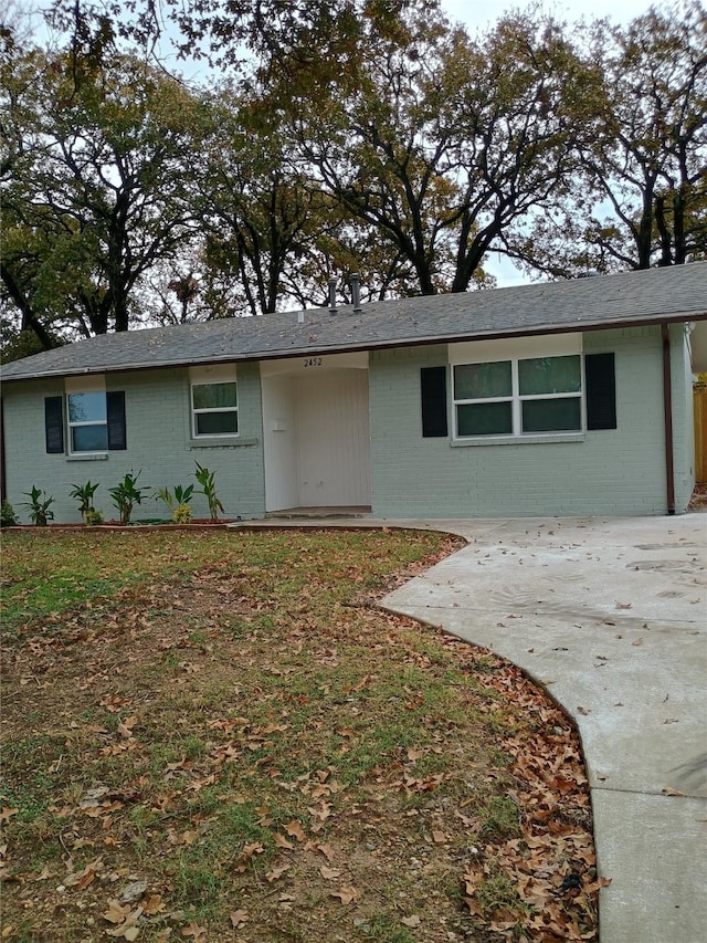 view of ranch-style house