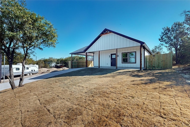 view of outbuilding with a lawn