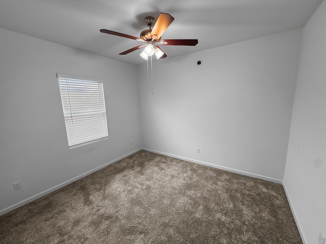 6668 Fitzgerald St, Fort Worth, TX 76179 - carpeted empty room with a ceiling fan and baseboards