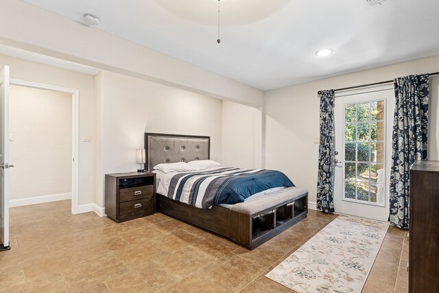 bathroom featuring independent shower and bath, ornamental molding, ceiling fan with notable chandelier, and tile patterned floors