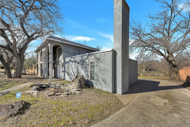 view of property exterior