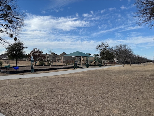 surrounding community with a playground